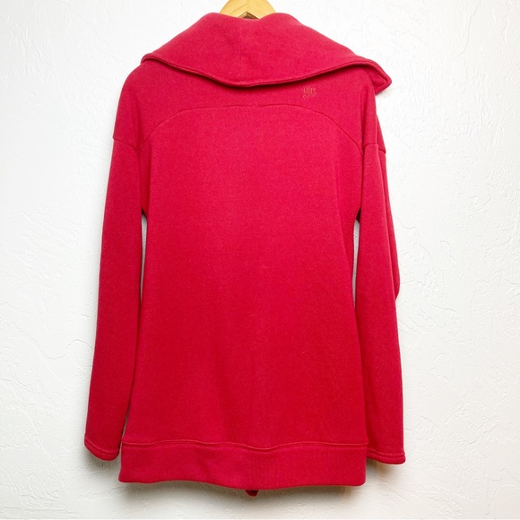 gretchen bleiler signature series fleece coat oakley size medium red - Picture 3 of 9
